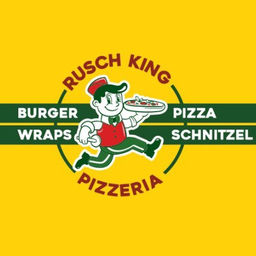 Rusch King Pizzeria logo.